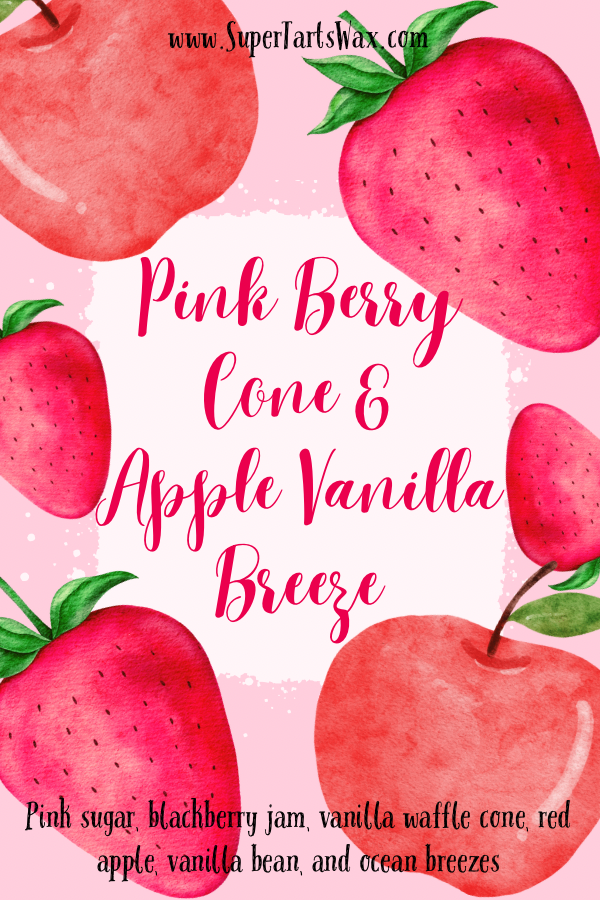 Pink Berry Cone/ Apple Vanilla Breeze