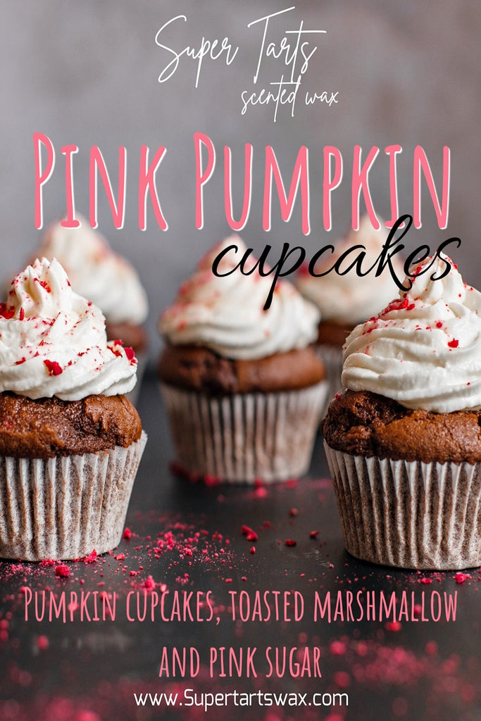 Pink Pumpkin Cupcakes